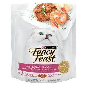Save $1.00 on Fancy Feast Dry Cat Food