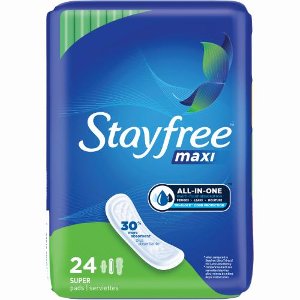 Save $0.50 on Stayfree Pads