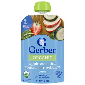 Save $2.00 on 3 Gerber Organic Pouch