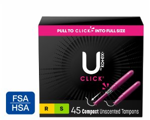 Save $1.50 on U by Kotex Click Tampon
