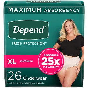 Save $2.00 on Depend Bulk Pack