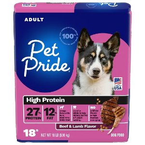 Save $2.50 on Pet Pride Dry Dog Food