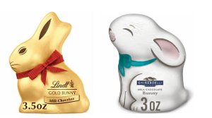 $5.49 Lindt or Ghirardelli Easter Bunny