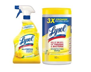 $3.99 Lysol Wipes or All Purpose Cleaner