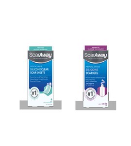 Save $4.00 on ScarAway Silicone Repair Gel or Scar Sheets