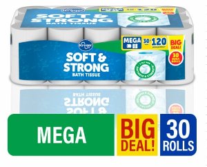 Save 20% on select Kroger Paper Towels, Bath Tissue, Paper Ware and Foil PICKUP OR DELIVERY ONLY