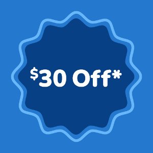 $30 off Your First Pickup or Delivery Order of $75 or more