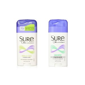Save $.50 on Sure Unscented & Fresh Deodorant