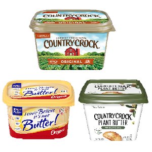 Save $1.00 on I Can't Believe It's Not Butter or Country Crock