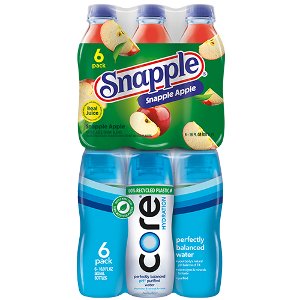 Save $2 on Snapple or Core Water 6pks PICKUP OR DELIVERY ONLY