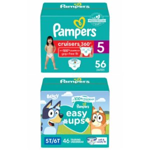 Save $2.00 on Pampers Diapers, 40-104 ct
