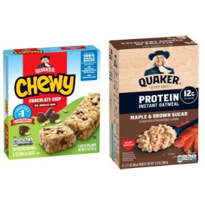 Save $1.00 on Quaker Oatmeal or Bars