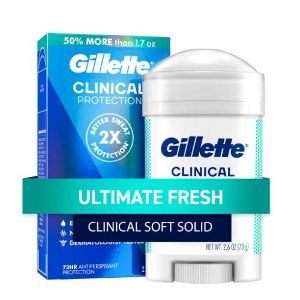 Save $2.00 on Gillette Clinical Deodorant