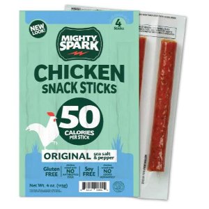 Save $1.50 on Mighty Spark Chicken Snack Sticks