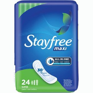 Save $0.50 on Stayfree Pads