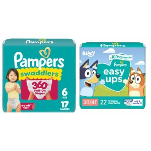 Save $1.00 on Pampers Diapers, 13-32 ct