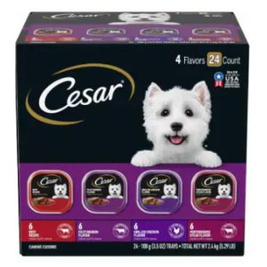 Save $4.00 on Cesar Wet Dog Food