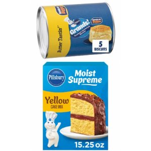 Save $0.50 on Pillsbury Cake Mix or Biscuits