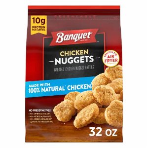 Save $0.50 on Banquet Bag Tenders Nuggets Strips & Patties