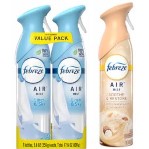 Save $1.00 on Febreze Air Mist or Air Mist Twin Packs
