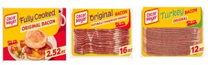 $3.99 OM Bacon, Turkey Bacon or Fully Cooked Bacon