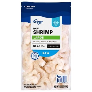 Save $1.00 on Kro Raw White Shrimp