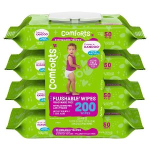 Save $1.00 on Comforts Baby or Toddler Wipes