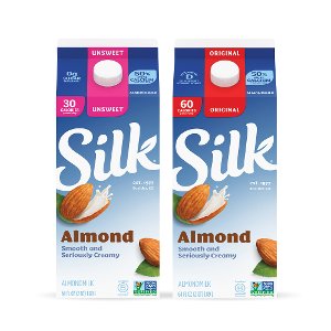 Save $1 on Silk Almond Milk Half Gallon PICKUP OR DELIVERY ONLY
