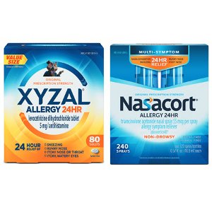 Save $8.00 on Nasacort or Xyzal
