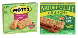 $1.79 Nature Valley or Mott's Bars