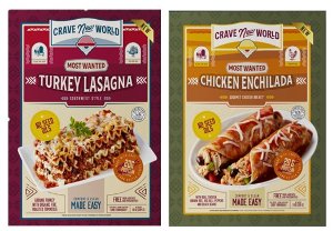 Buy 1 Crave New World Natural Frozen Entree, Get 1 50% Off