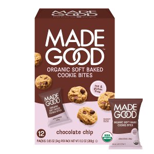 Save $1.00 on MadeGood Chocolate Chip Soft Baked Cookies