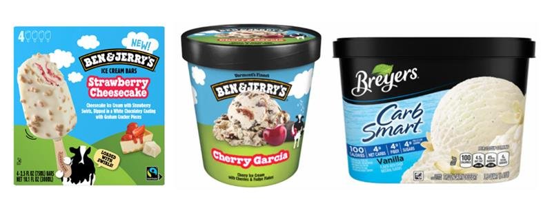 $2.99 Breyers or Ben & Jerry's