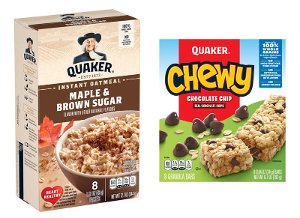 $1.49 Quaker Oatmeal or Bars