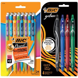 Save $2 on BIC Mechanical Pencil or Gelocity Pen
