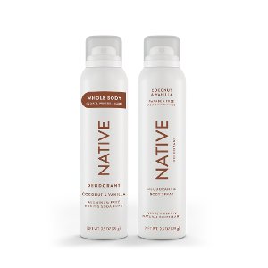 Save $7.00 on 2 Native Whole Body Spray or Stick