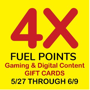 Get 4x FUEL POINTS