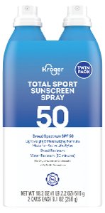 $9.99 Kroger Sport Sunscreen