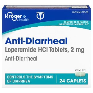 Save $0.50 on Kroger Anti-Diarrheal Caplets