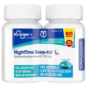 Save $1.00 on Kroger Sleep Aid Soft Gels