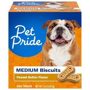 Save $1.50 on Pet Pride Dog Biscuits or Dental Chews