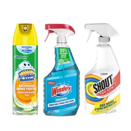 Save $3.00 on 2 Scrubbing-Bubbles, Windex or Shout