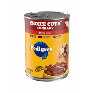 Save $0.50 on 2 Pedigree Wet Dog Food