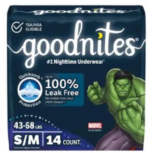Save $1.00 on Goodnites Diapers