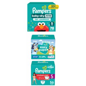 Save $2.00 on Pampers Diapers, 38-104 ct