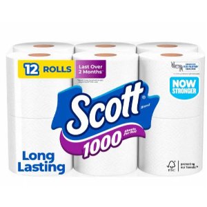 Save $2.00 on Scott 1000 Bath Tissue