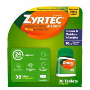 Save $4.00 on Zyrtec Tablets or Liquid Gels