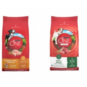 Save $1.50 on Purina One Dry Dog Food, 7.4-8 lb