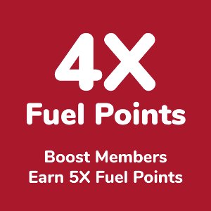 Get 4x FUEL POINTS