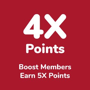 Get 4x POINTS